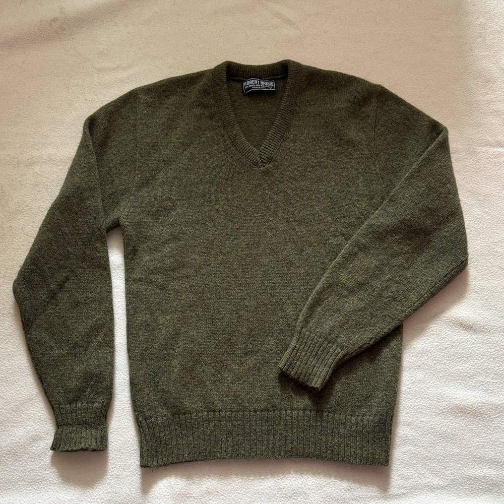 Robert Bruce men's wool sweater sz L